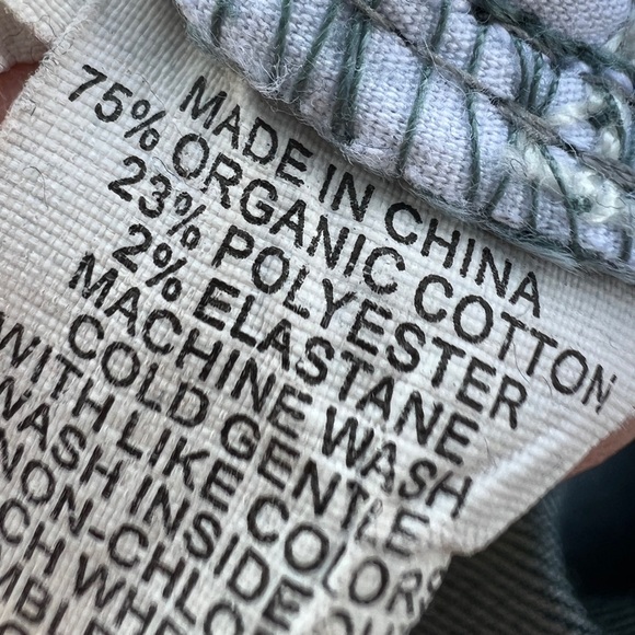 Prana women’s pants size 10 Low Rise Colored Blue Green Casual Skinny Minimalist - Picture 4 of 5